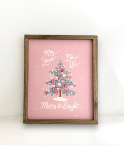 074 ($40) Sign - Merry and Bright