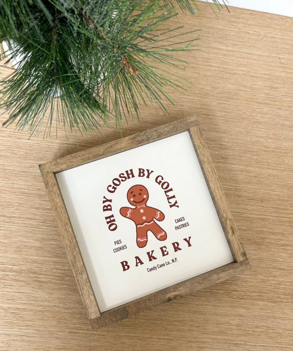 074 ($36) Sign - Gingerbread Bakery