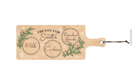 022 ($38) Serving Board - Treats For Santa