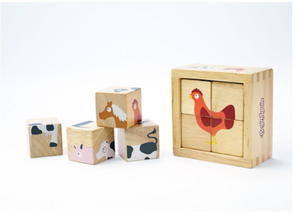 075 ($15) BeginAgain Buddy Blocks - Farm Animals