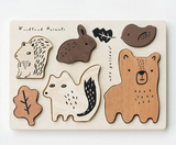 083 ($42) Wee Gallery - Wooden Tray Animals