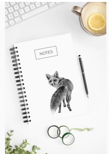 009 ($30) Pen on Paper - Fox Notebook