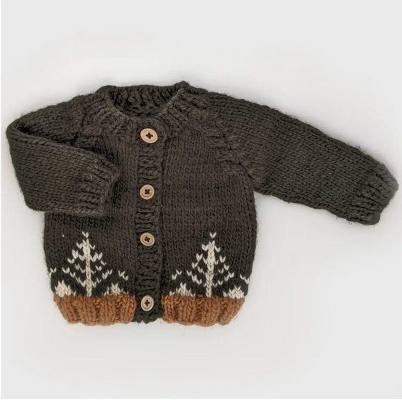 039 ($68) Forest Loden Cardigan Sweater Baby & Toddler