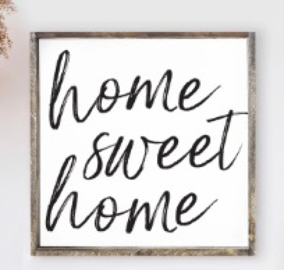 013 ($52) Hoekstra Decor Signs - Home Sweet Home