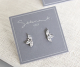 011 ($44) Statement Grey - Earrings - Delle