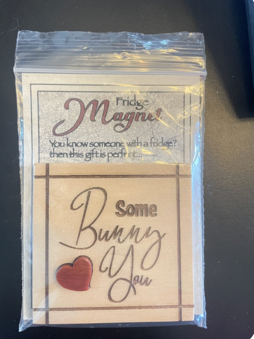 113 ($15) Wooden Heart Magnets