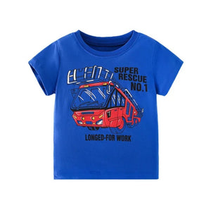 233 ($16) Super Rescue Firetruck T-shirt