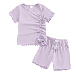 233 ($28) Purple Shorts Set