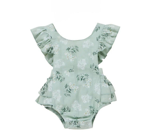 233 ($25) Green Romper