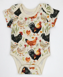 000 ($32) Earthy - Short Sleeve Baby Bodysuits