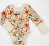 000 ($32) Earthy - Long Sleeve Baby Bodysuits
