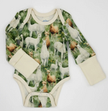 000 ($32) Earthy - Long Sleeve Baby Bodysuits