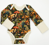 000 ($32) Earthy - Long Sleeve Baby Bodysuits