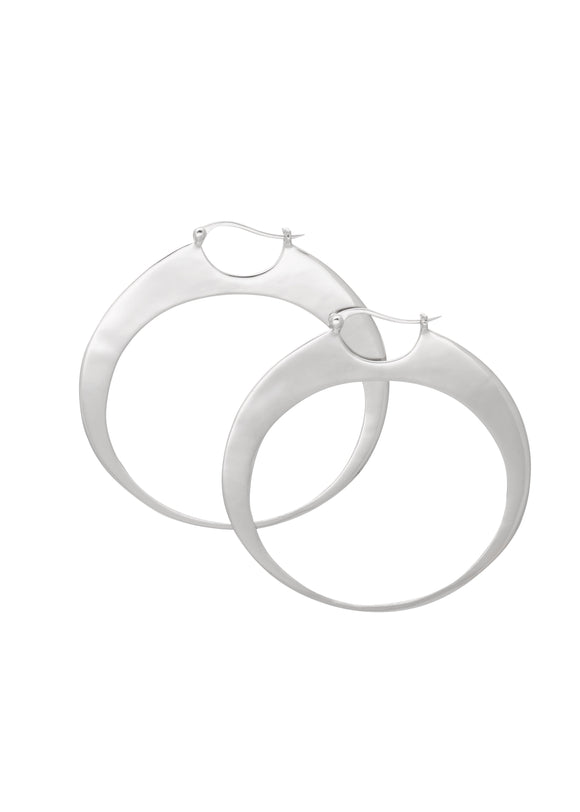 025 ($98) Solange Earrings - Silver - Small