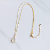 006 ($32) NADIA Mother of Pearl Charm Necklace
