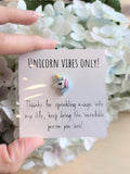 000 ($7) Unicorn Vibes Only Mini Pocket Card with Personalization