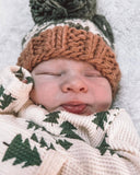 039 ($40) Forest Knit Beanie Hat Loden