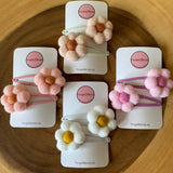 000($10) Forget BKnot - Flower Snap Hair Clips