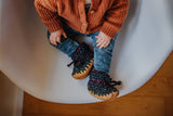 000 ($55-$58) Huddy Buddies - Wool Booties - Northern Lights