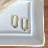 006 ($45) Oh So Lovely - Geneva long Rectangle Hoop