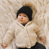 039 ($68) Shawl Collar Natural Cardigan Sweater for Baby & Toddler