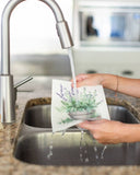 4 Pk Sponge Cloths - Herbal