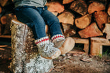 000 ($55-$58) Huddy Buddies - Wool Booties - Lumberjacks