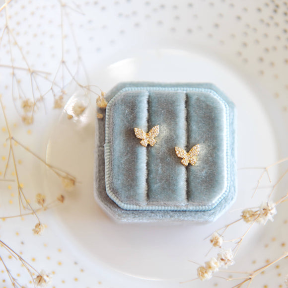 006 ($35) Malia Butterfly Stud Earrings