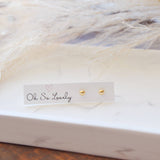 006 ($30) Gold Ball Stud Earrings