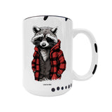 000 ($28) Coco+Bie - Raccoon Hipster Mug