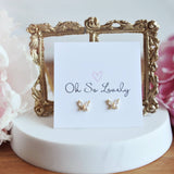 006 ($28) Leila Butterfly Stud Earrings