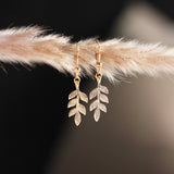 016 ($35) Elegant Leaf Earrings