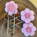 000 ($10) Forget BKnot - Felted Flower Bookmarks