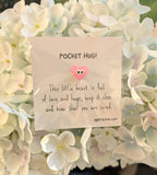 000 ($7) Pocket Hug Mini Card - Handmade Keepsake with Personal Note