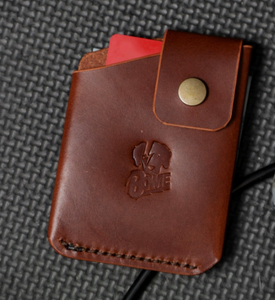 000 ($50) Bowie Leather Goods - Button Wallet