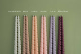 000 ($42) Zoetstudio - Twisted taper candle sets