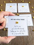 000 ($7) Bee-autiful Friend Card with Bee Figurine