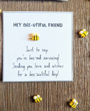 000 ($7) Bee-autiful Friend Card with Bee Figurine