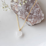 006 ($45) Oh So Lovely - Gemstone Heart Pendant Necklace