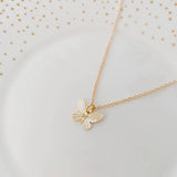 006 ($32) Gold Butterfly Necklace