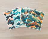 4 Pk Sponge Cloths - In the Mountains