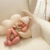 000 ($54) The Butter Flying - Sherpa Moon Pillows