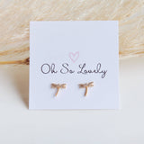 006 ($25) Oh So Lovely - Dragonfly Stud Earrings
