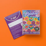Seed Packet - Rainbow Zinnia Flowers (Pride) - Silver Foil
