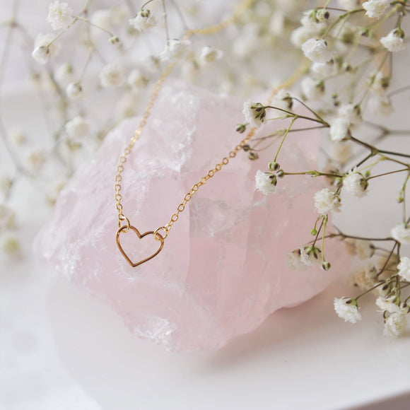 ($30) Open heart necklace