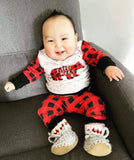 000 ($55-$58) Huddy Buddies - Wool Booties - Lumberjacks