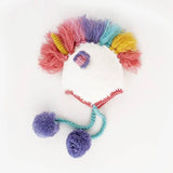 039 ($34-$36) Unicorn Pastel Earflap Beanie Hat