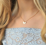 006 ($32) Gold Butterfly Necklace