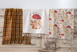 018 ($52) Tea Towels - Fall Forage Mushrooms - Set of 3