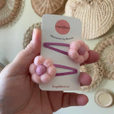 000($10) Forget BKnot - Flower Snap Hair Clips